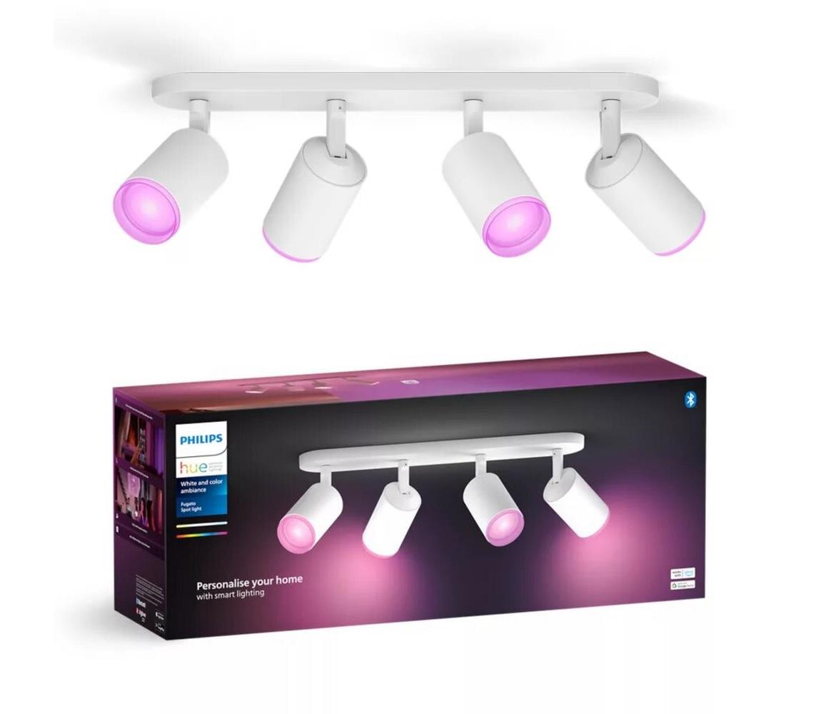 Philips - LED RGBW Oświetlenie punktowe ściemnialne Hue FUGATO 4xGU10/4,2W/230V biały