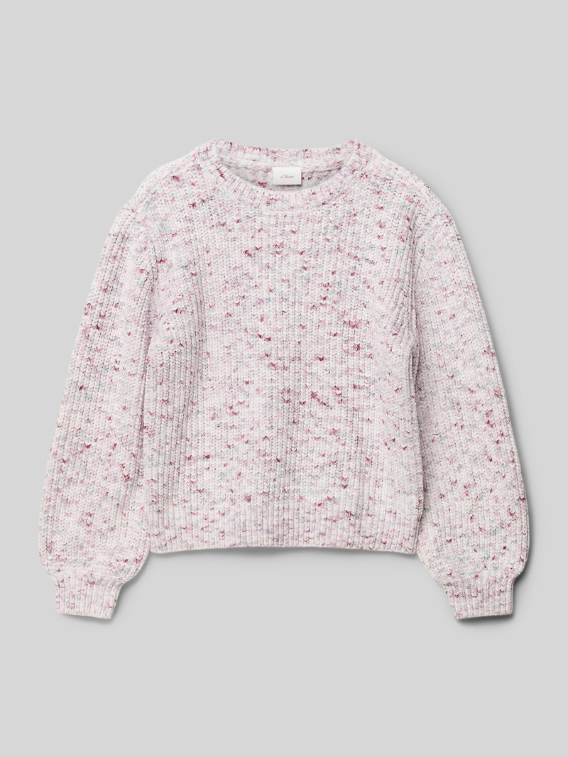 Sweter o kroju relaxed fit z dzianiny z miękkiej przędzy wielowłóknowej