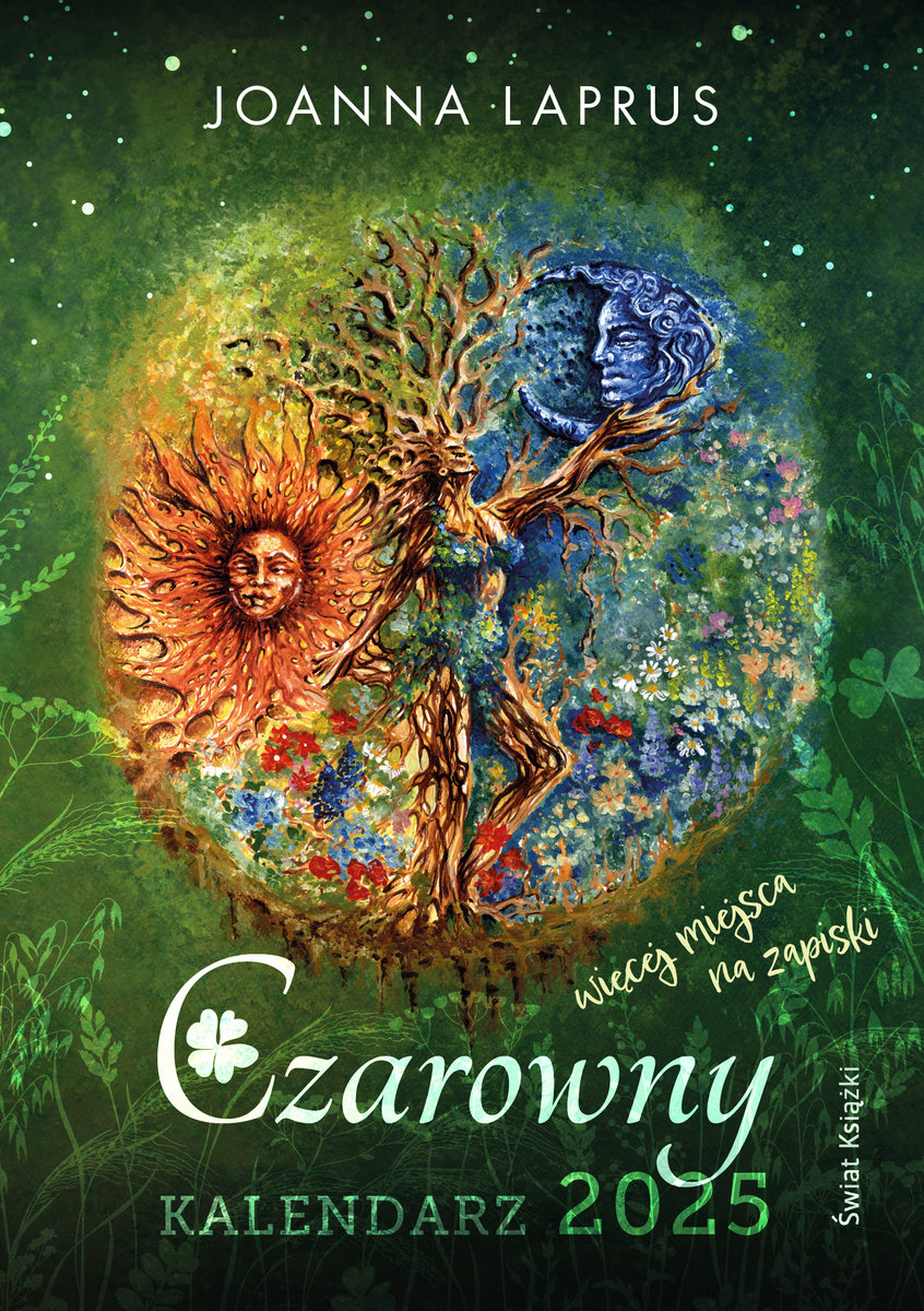 Czarowny Kalendarz 2025. Joanna Laprus. Wersja do notowania