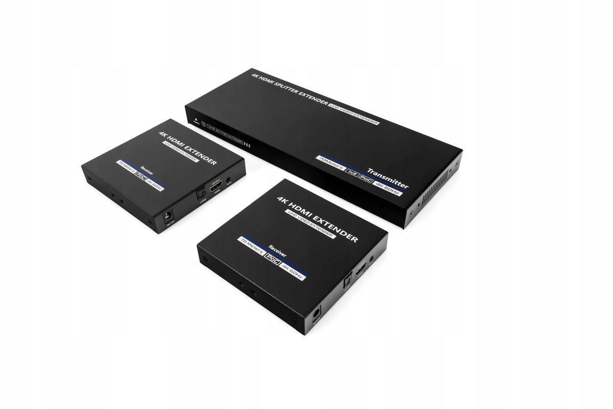 Rozgałęźnik 1/2 HDMI po LAN PoE SPH-RIP202 IPCOLOR