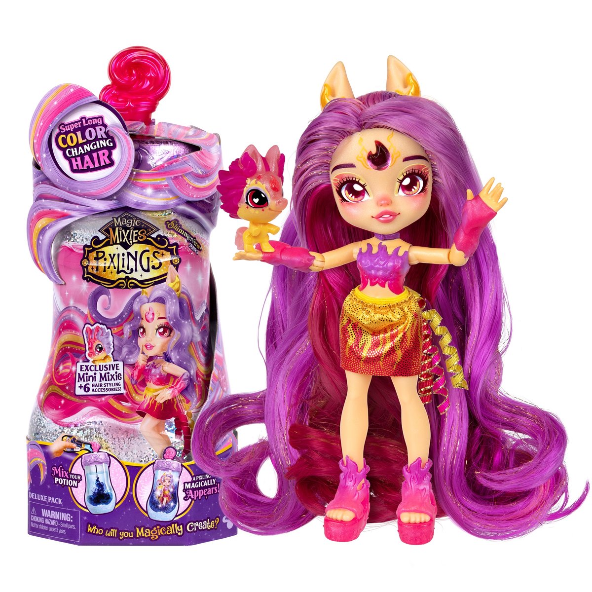PIXLINGS, Lalka_Galaxy Hair, Pippa