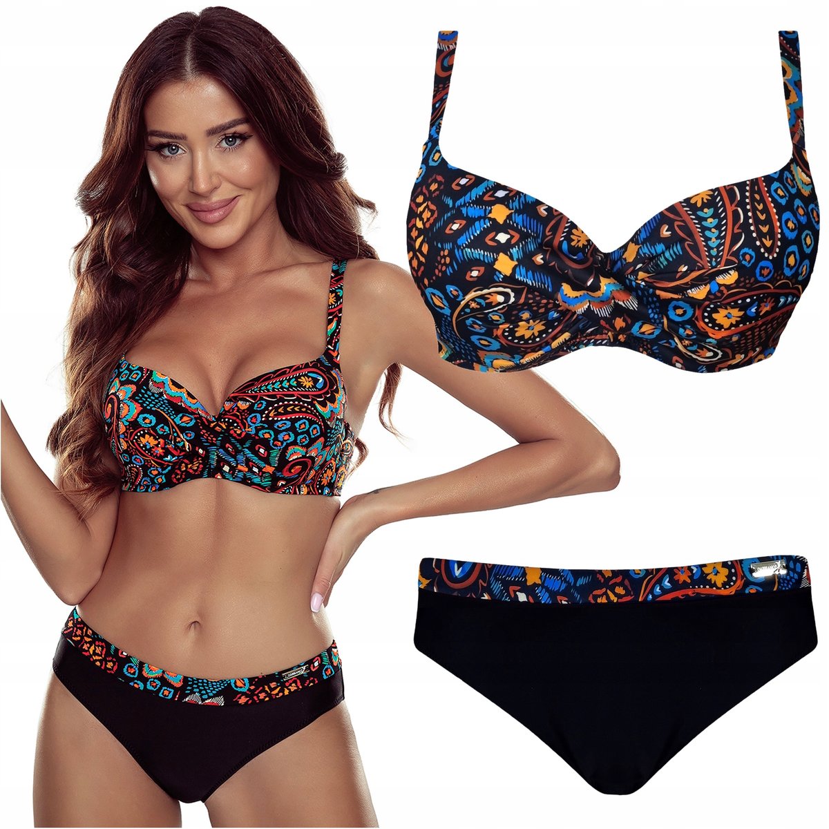 Strój kąpielowy dwuczęściowy GABBIANO Esther-EDX 18/A 40C L 80C