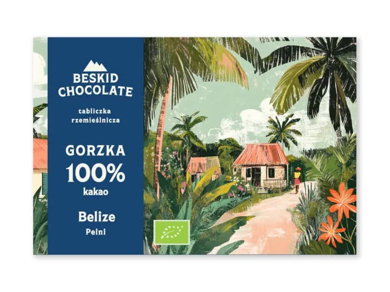 CZEKOLADA GORZKA 100% BELIZE PEINI