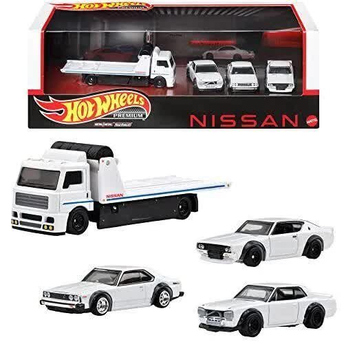HOT WHEELS PREMIUM 2023 NISSAN SKYLINE  4szt ZESTAW HKC16