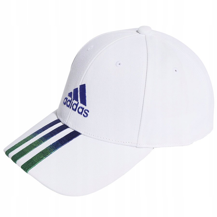 Czapka adidas BBall Cap 3 Stripes FA HT2028 biały