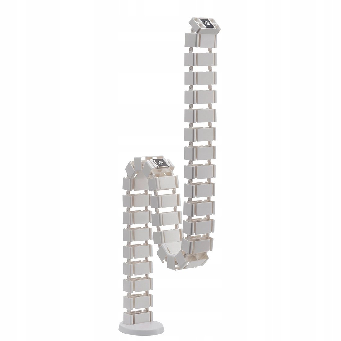 Organizer na kable Kręgosłup Maskownica magnetyczna 130cm Spacetronik szary