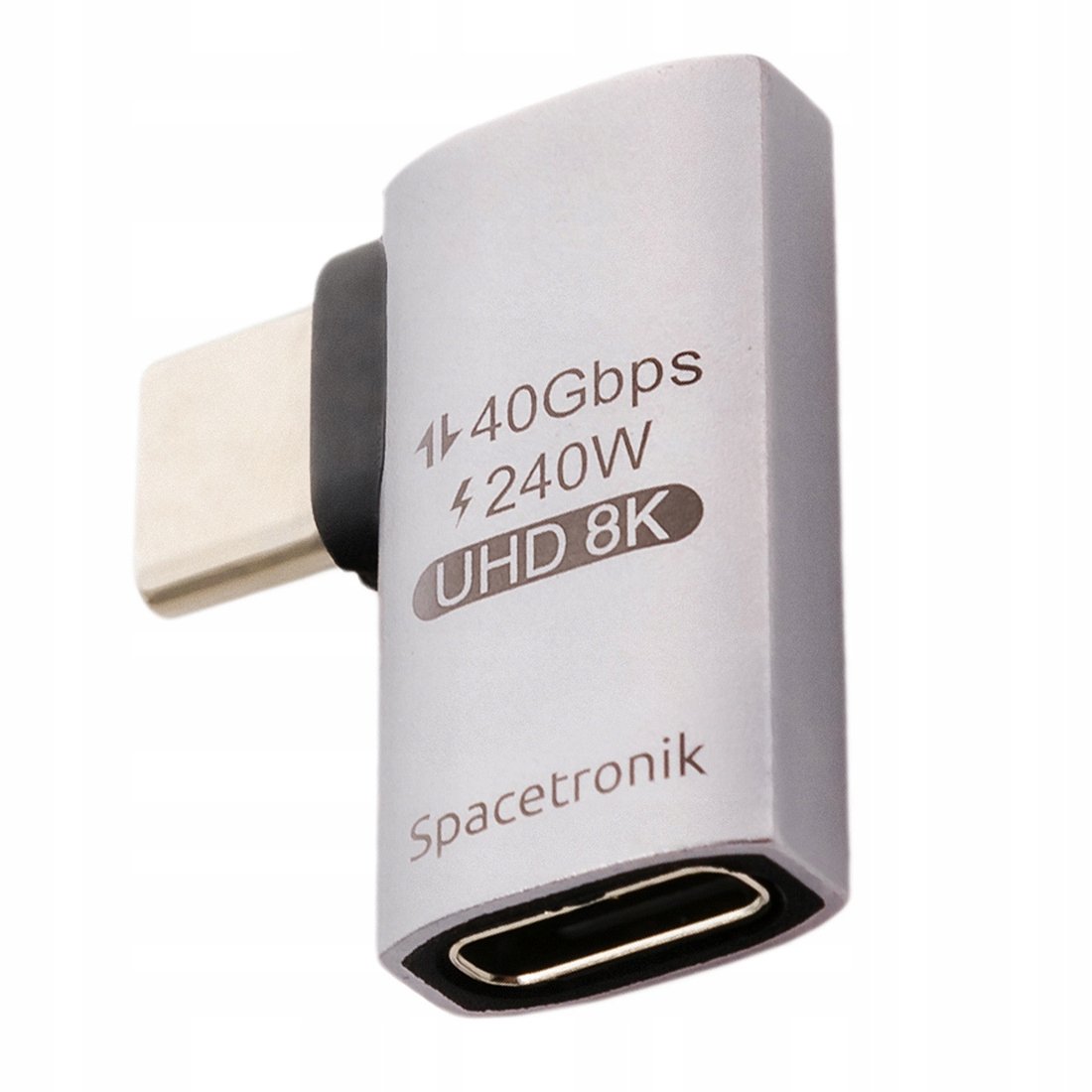 Uniwersalny Adapter Kątowy USB-C na USB-C USB4 8K 90st Spacetronik SPU-A20