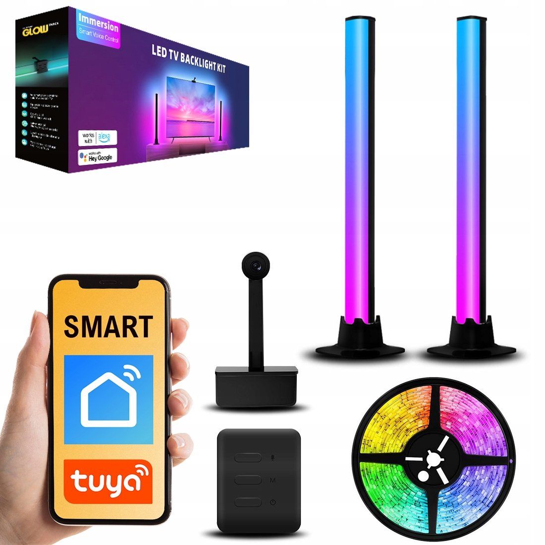 Taśma i Lampa SMART LED Spacetronik GLOW Strip KIT