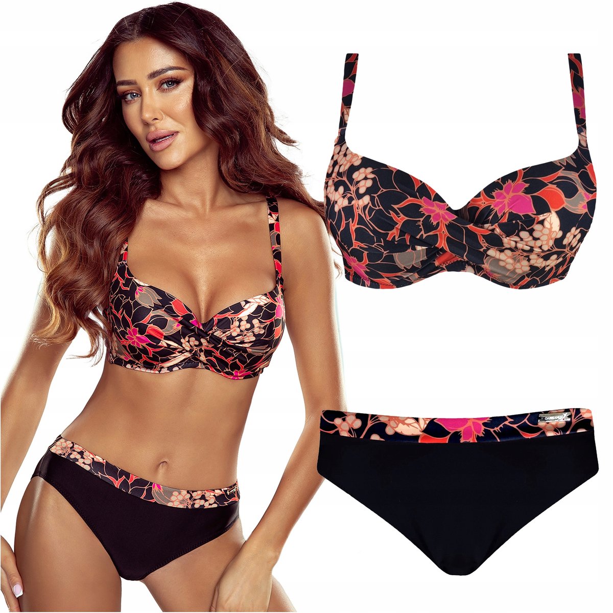 Strój kąpielowy dwuczęściowy GABBIANO Esther-EDX 12/C 44F XXL 90F