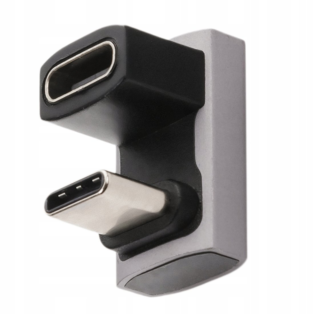 Kątowy Adapter USB-C na USB-C USB4 8K 90st Spacetronik SPU-A23 Przejściówka