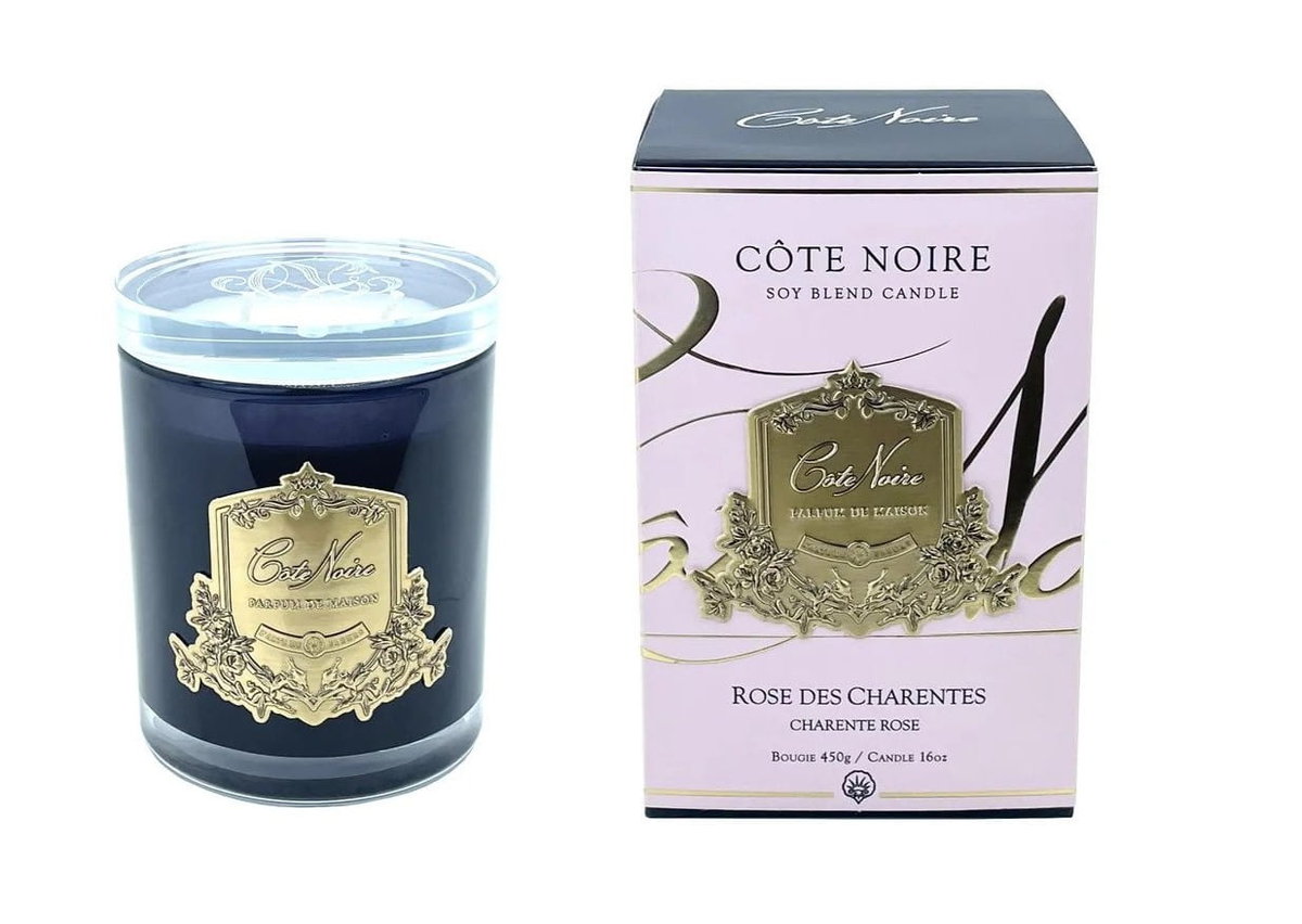 Sojowa Świeca Zapachowa Cote Rose Petal Gold 185g