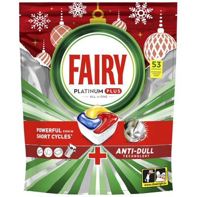 Kapsułki do zmywarki FAIRY Platinum Plus All in One Lemon - 53 szt.