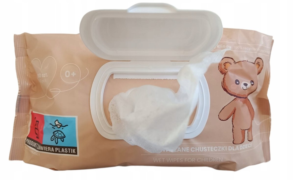Chusteczki nawilżane dla dzieci mokre ZARYS STILA CARE 80sztuk 98% wody