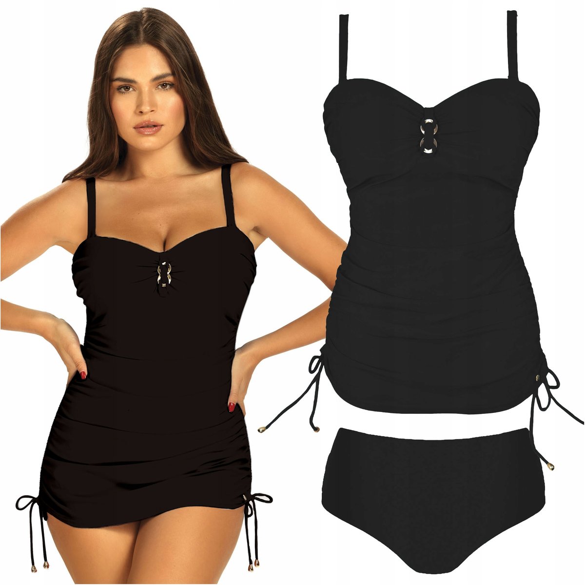 Tankini Strój kąpielowy dwuczęściowy SELF 8050 19 Bayamon 42F XL 80F