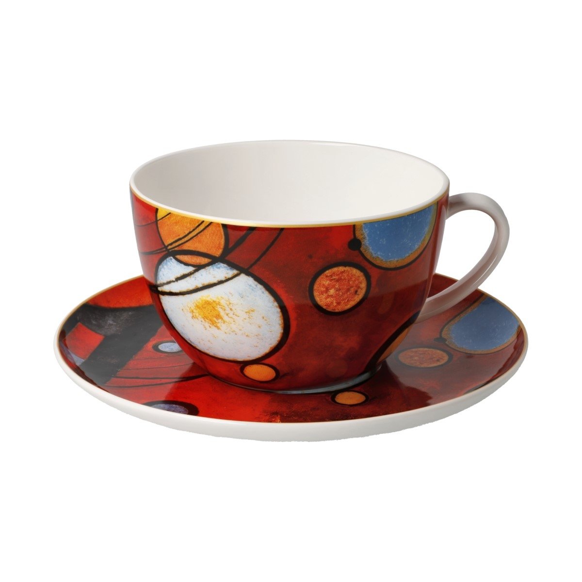 Filiżanka do dużej kawy Heavy Red 500 ml  - Wassily Kandinsky