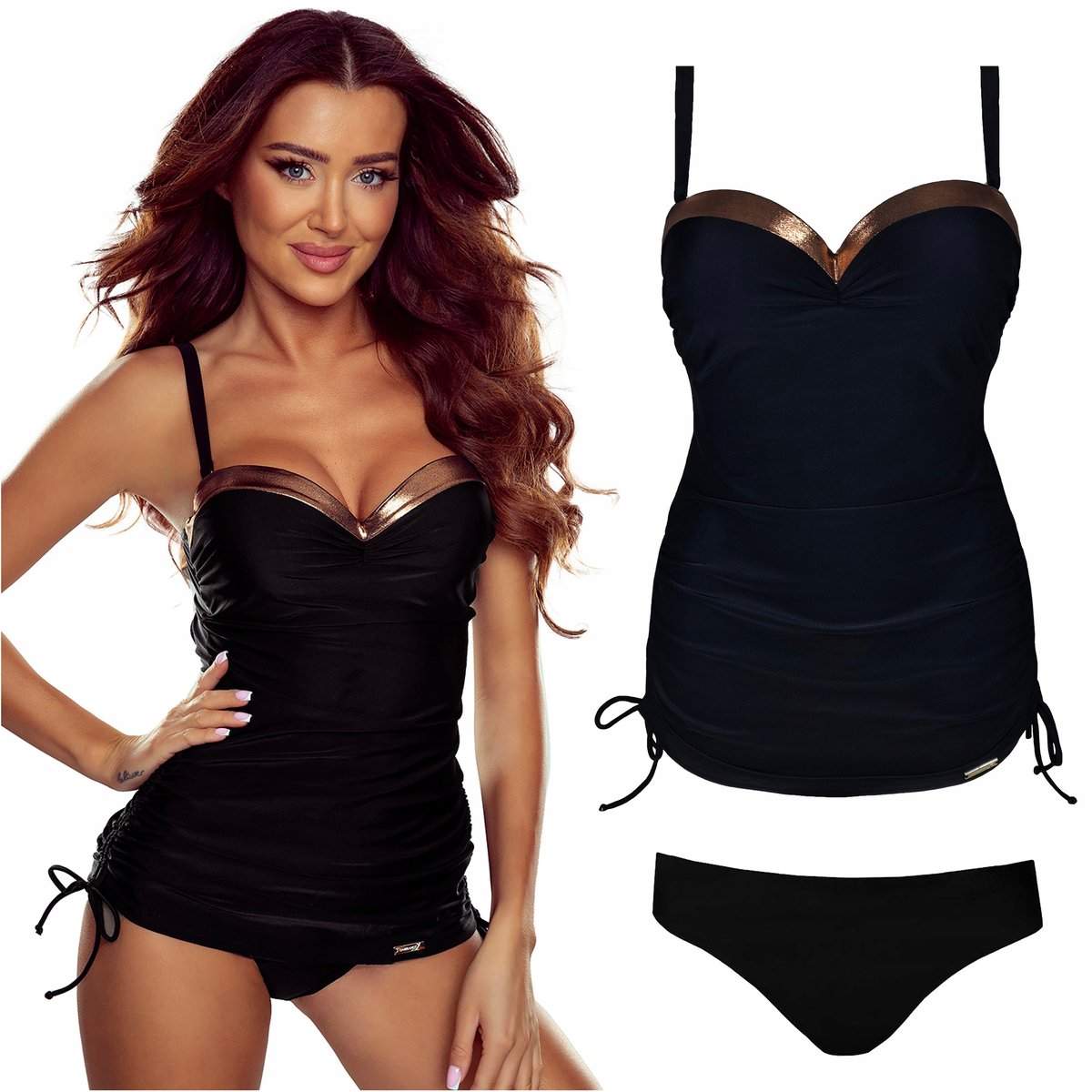 Tankini Strój kąpielowy dwuczęściowy GABBIANO Tankini-GZ C/403 40B L 80B