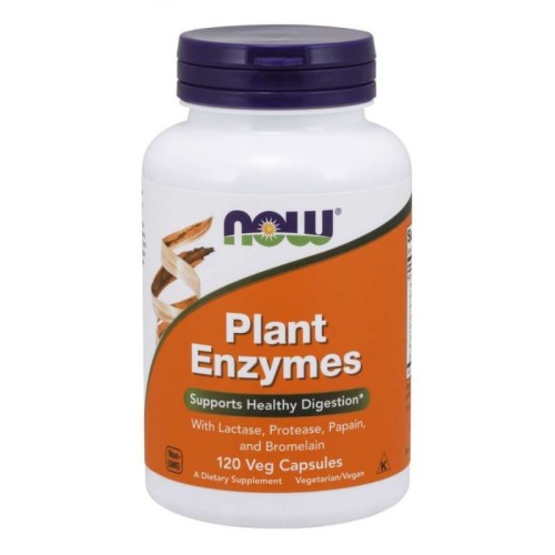 Now Foods Plant Enzymes - 120 kapsułek NOW2966