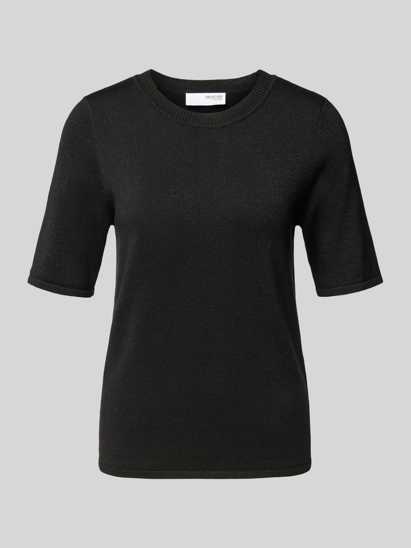 Sweter z dzianiny z rękawem o dł. 1/2 model ‘LURA’