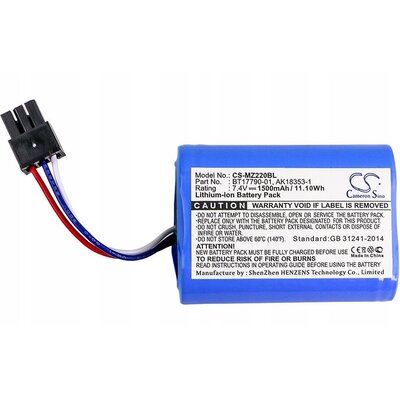 Cameron Sino Zebra MZ220 AK18353-1 1500mAh 11.10Wh Li-Ion 7.4V