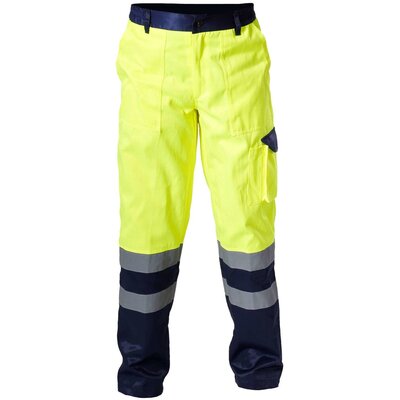LAHTI PRO Spodnie ostrzegawcze letnie żółte rozmiar XXL L4100405 LPL4100405