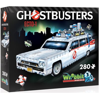 Wrebbit puzzle 3D 280 el Ghostbusters ECTO-1 Nowa