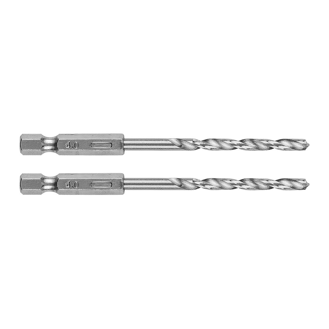 GRAPHITE, Wiertło do metalu Hex 4.0 mm, 2 szt., 54T705