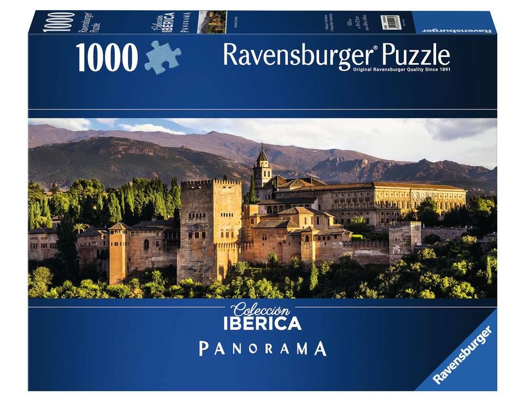 Ravensburger, Puzzle 1000: Panorama - Alhambra, Granada (12000043). Wiek: 14+