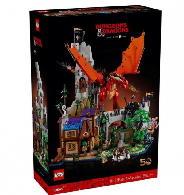 Klocki Ideas 21348 Dungeons & Dragons: Opowieść czerwonego smoka 21348. od 18 lat