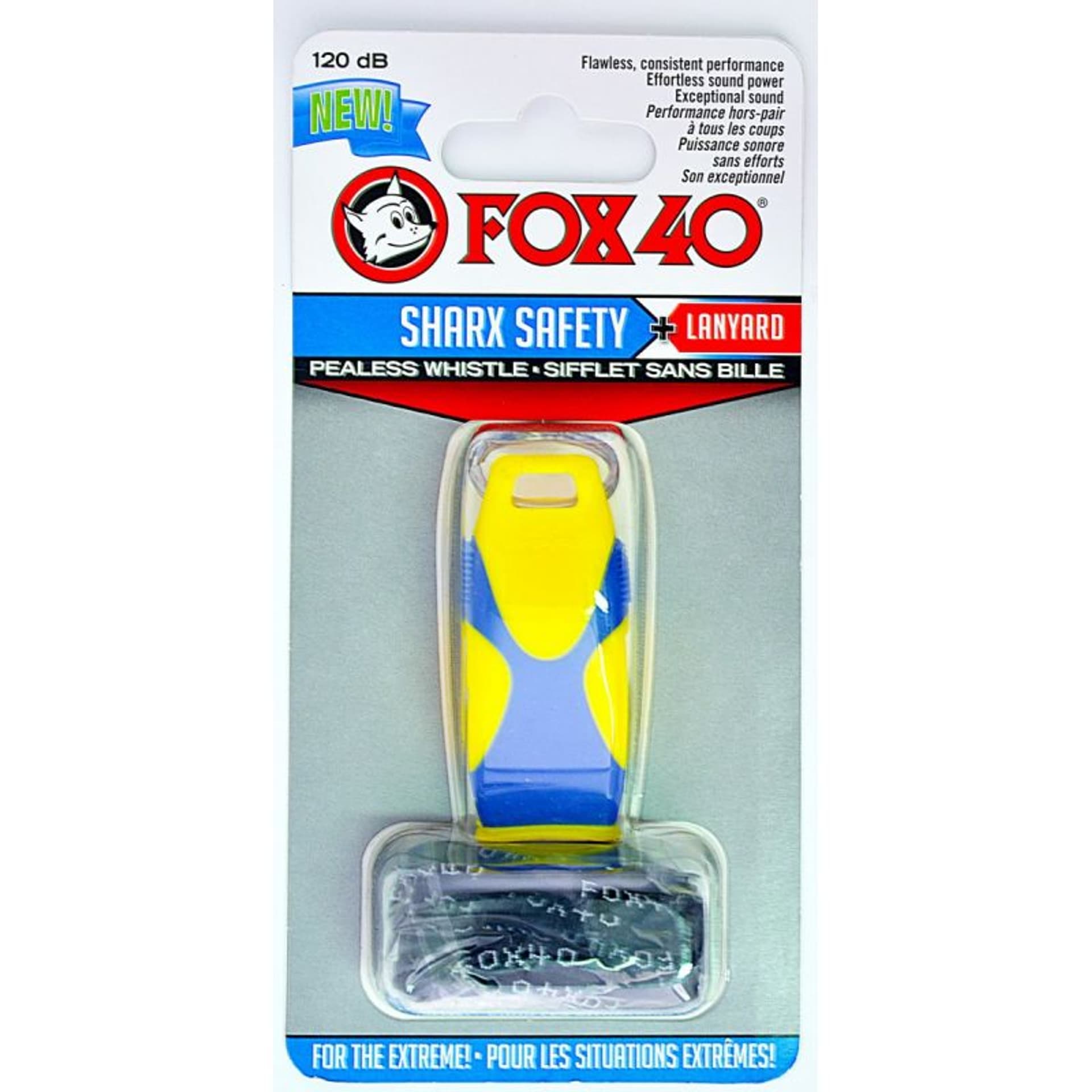 Outdoor Fox 40 sharx Whistle with Lanyard referee Coach Survival Safety Dog 8703-2208