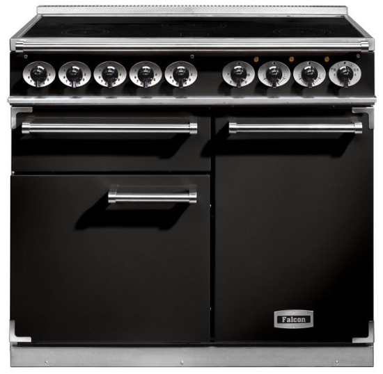 Kuchnia z płytą indukcyjną FALCON Deluxe 100 Czarny chrom