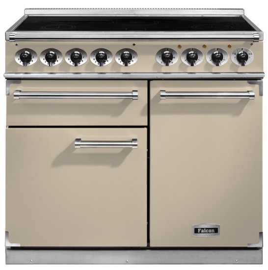 Kuchnia z płytą indukcyjną FALCON Deluxe 100 Kremowy chrom