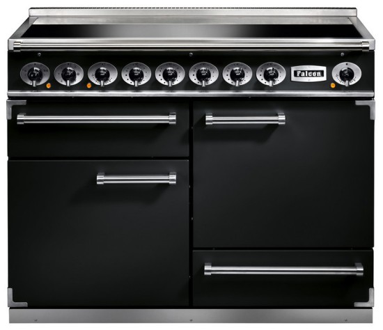 Kuchnia z płytą indukcyjną FALCON Deluxe 110 Czarny chrom