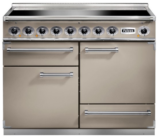 Kuchnia z płytą indukcyjną FALCON Deluxe 110 Płowy szczotkowany nikiel
