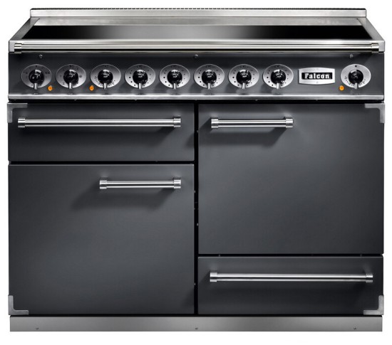 Kuchnia z płytą indukcyjną FALCON Deluxe 110 Szary szczotkowany nikiel