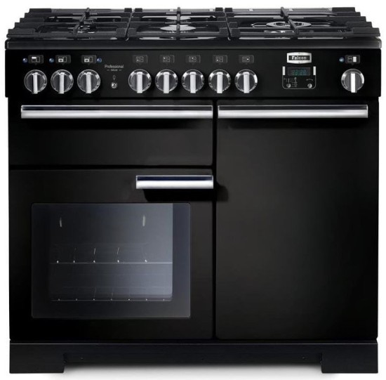 Kuchnia FALCON Professional Deluxe 100 Czarny chrom