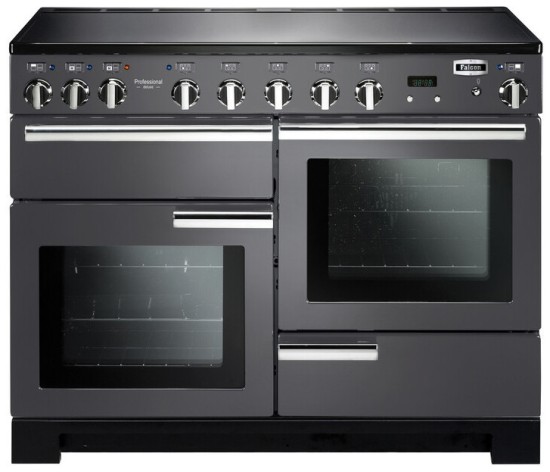 Kuchnia z płytą indukcyjną FALCON Professional Deluxe 110 Szary chrom