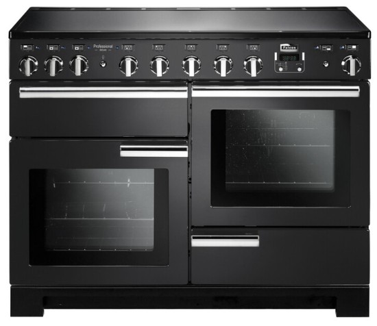 Kuchnia z płytą indukcyjną FALCON Professional Deluxe 110 Czarny Charcoal chrom
