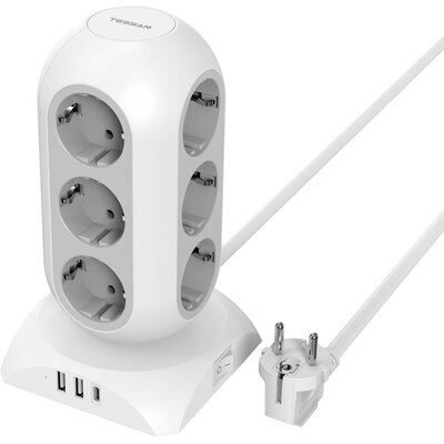Listwa zasilająca TESSAN TPS02-DE-C TPS02-DE-C