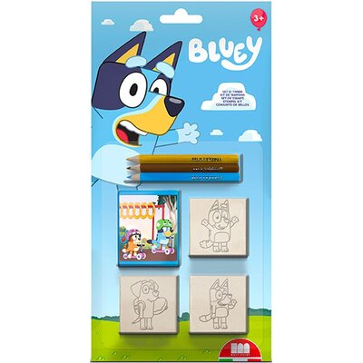 Bluey - pieczątki 3szt Dante