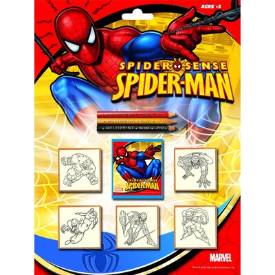 Spiderman - pieczątki 5szt - Multiprint