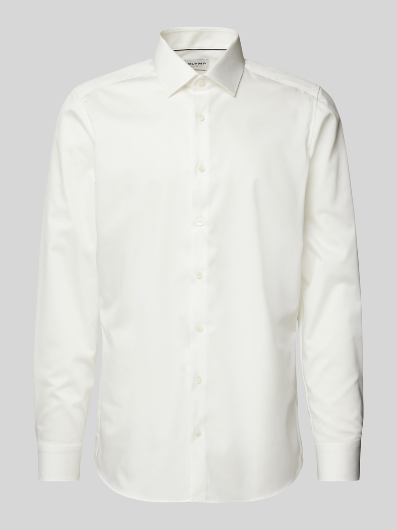 Koszula biznesowa o kroju slim fit z kołnierzykiem typu kent