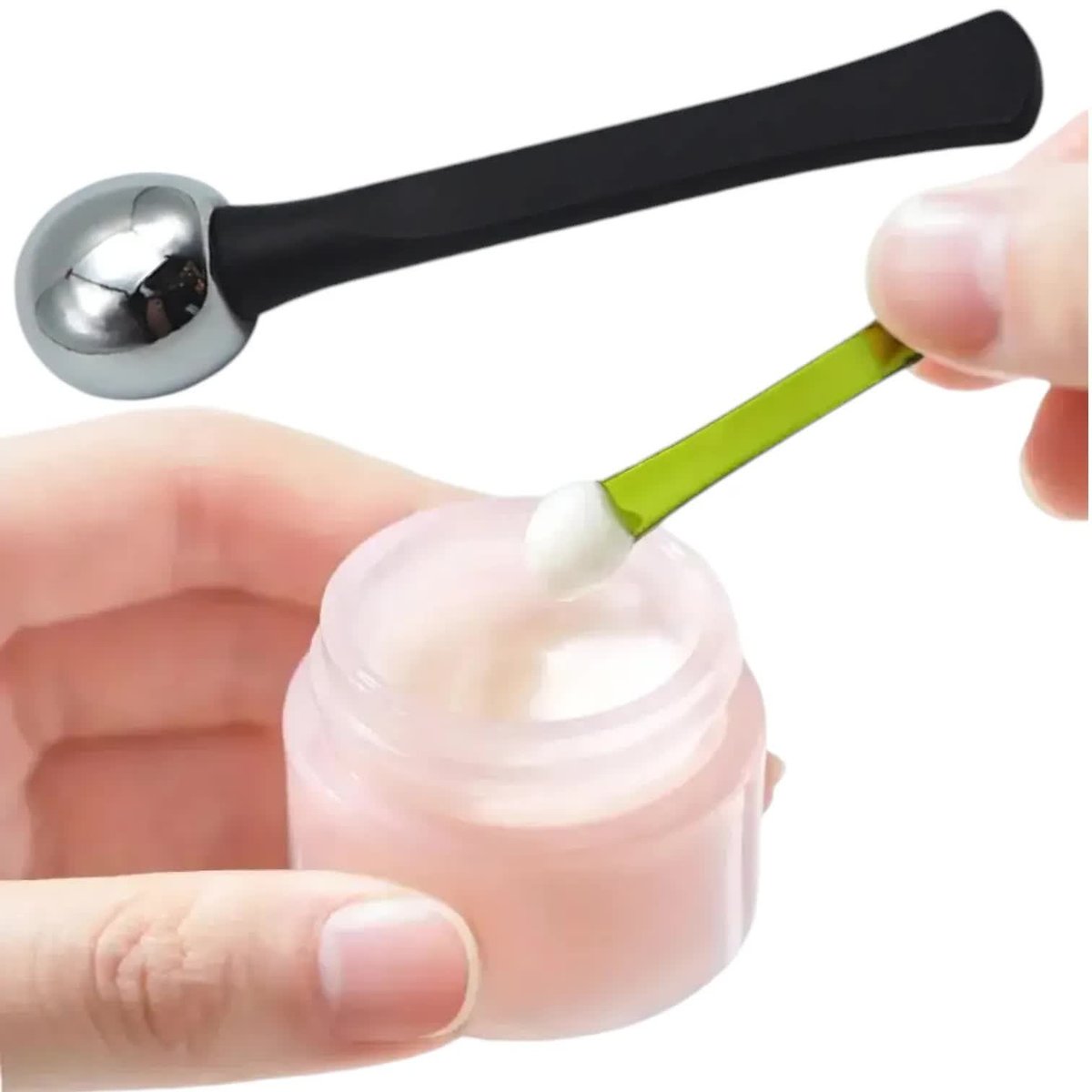 Roller Masażer Kulka Pod Oczy Aplikator Kremu Serum Lifting