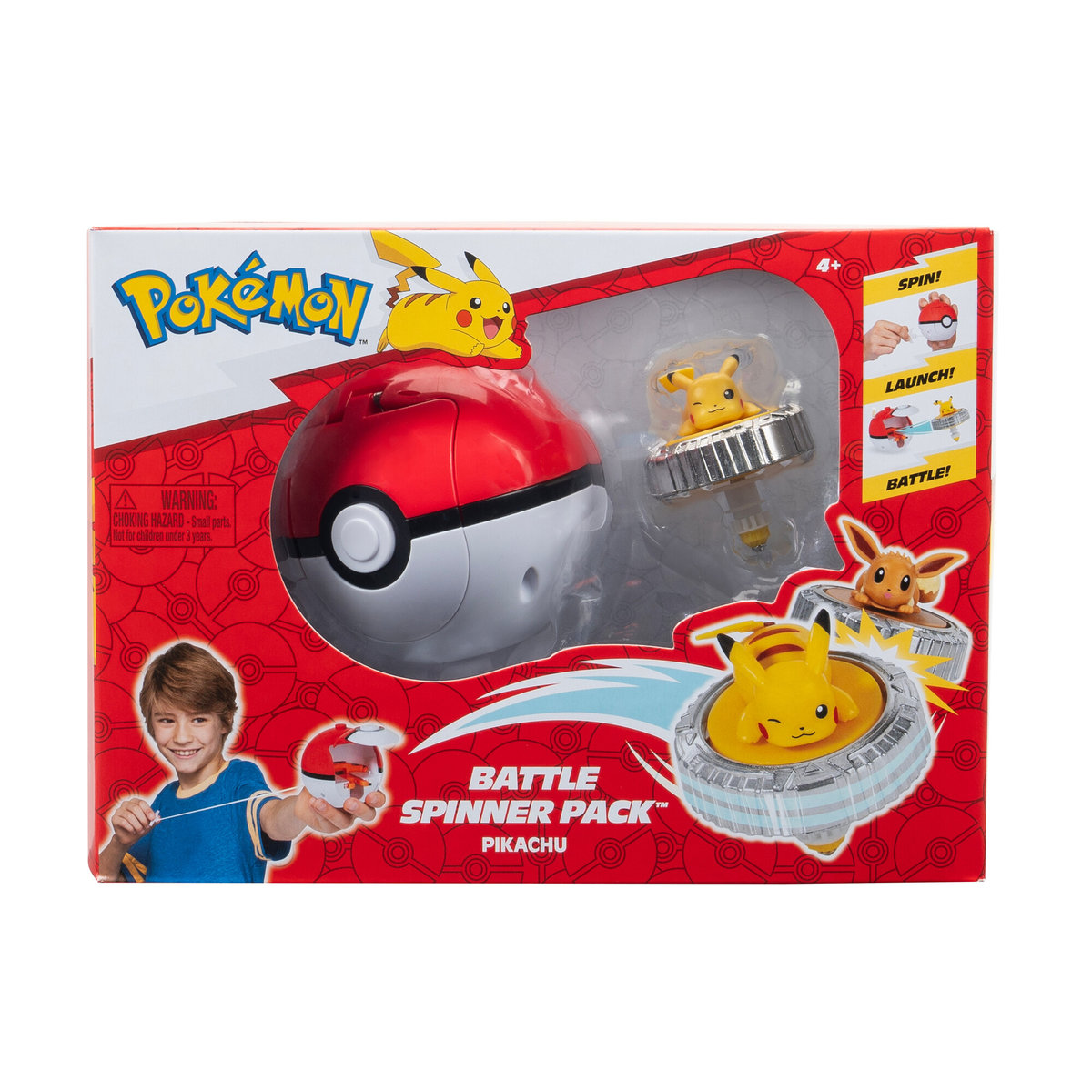 PKW - Battle Spinner Single-Pack (Pikachu #1 & Poké Ball) (EMEA EXCLUSIVE)