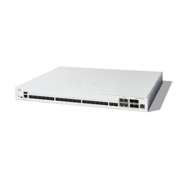 Przełącznik - CISCO - Catalyst 1300 - 20 x 10GE SFP+ - 4 x 10GE Shared Uplinks - 24 porty