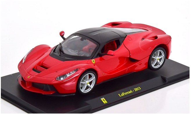 Atlas Ferrari Laferrari 2013 Red Black 1:24 Col003