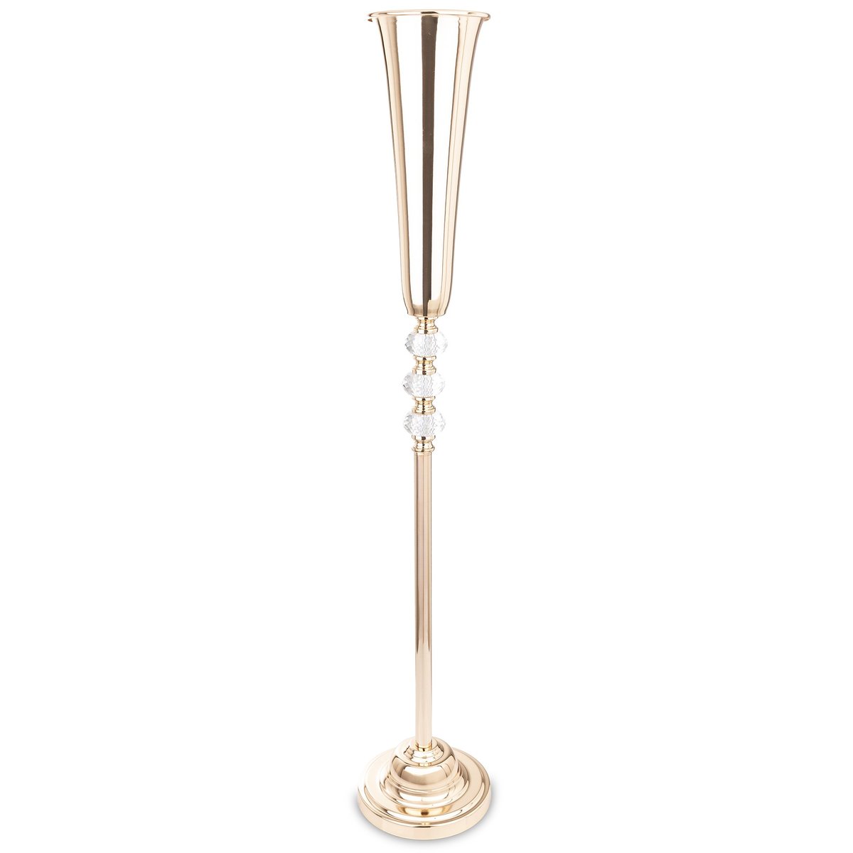 Świecznik metalowy Dekoracyjny Wysoki Wesele