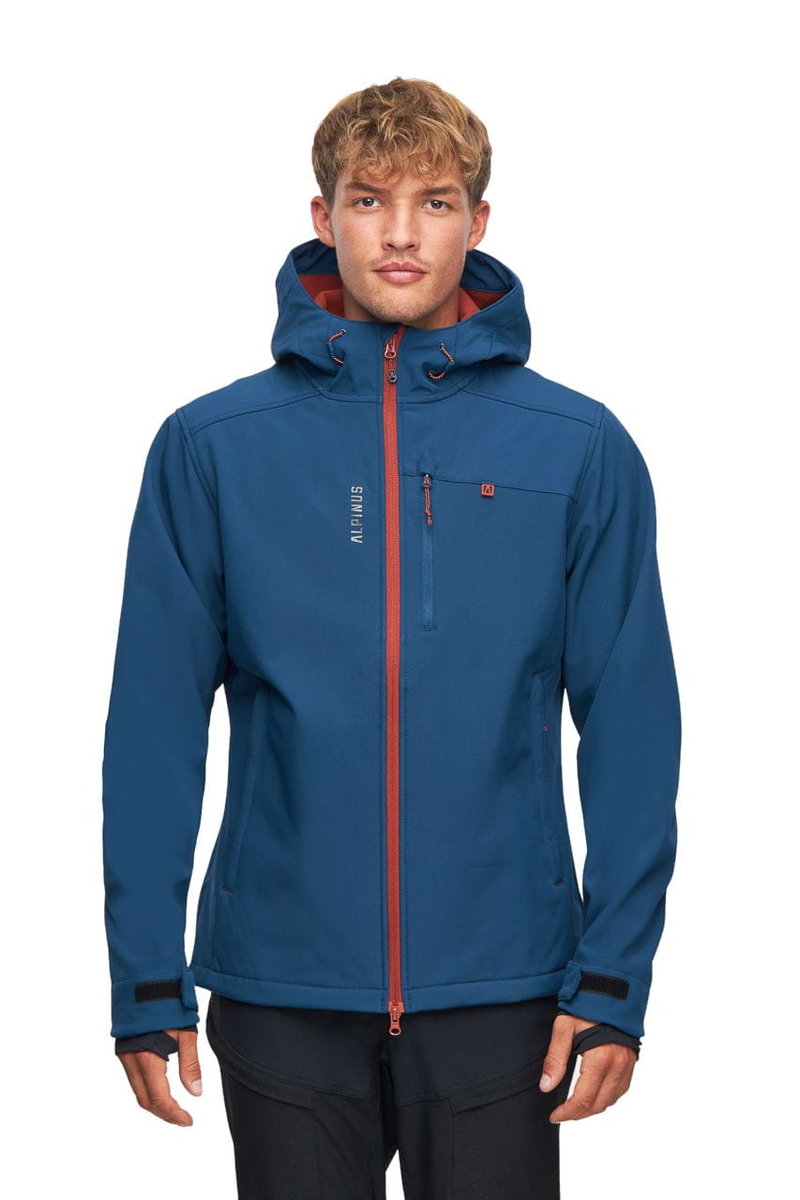 Kurtka męska softshell Alpinus Aso niebieski - L