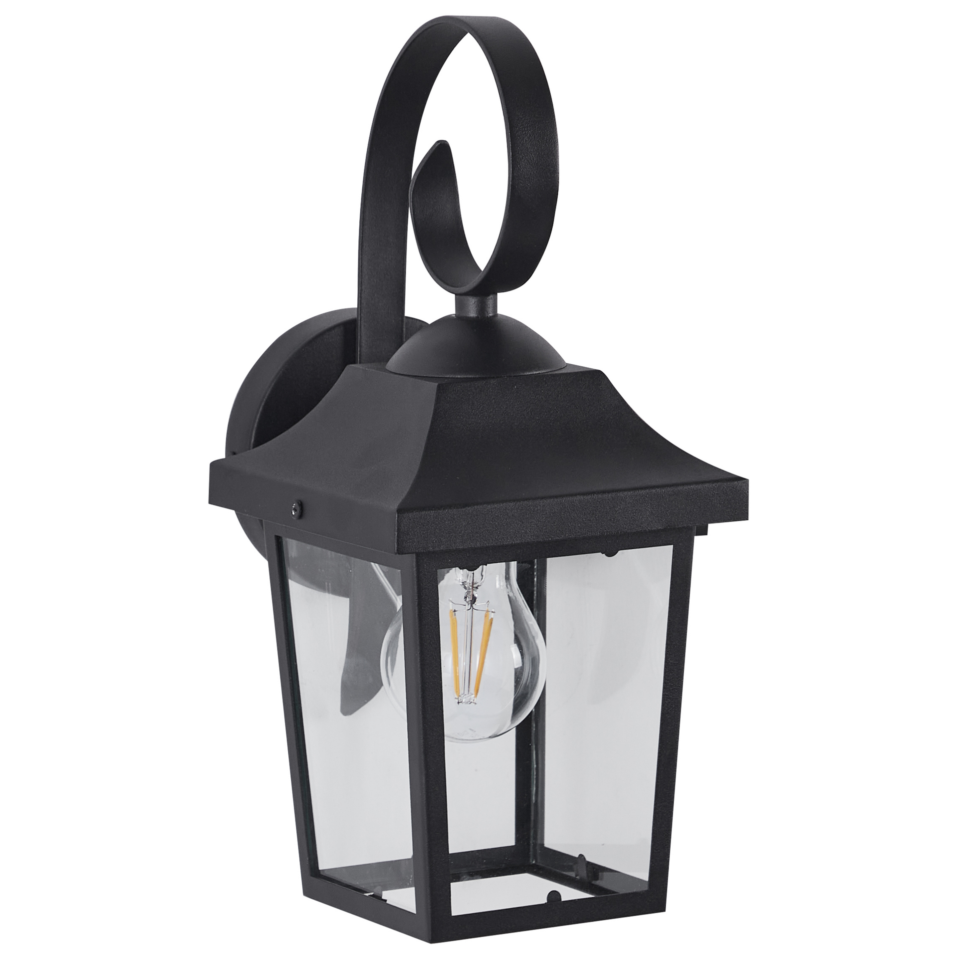 Lampa ścienna zewnętrzna czarna TANGON