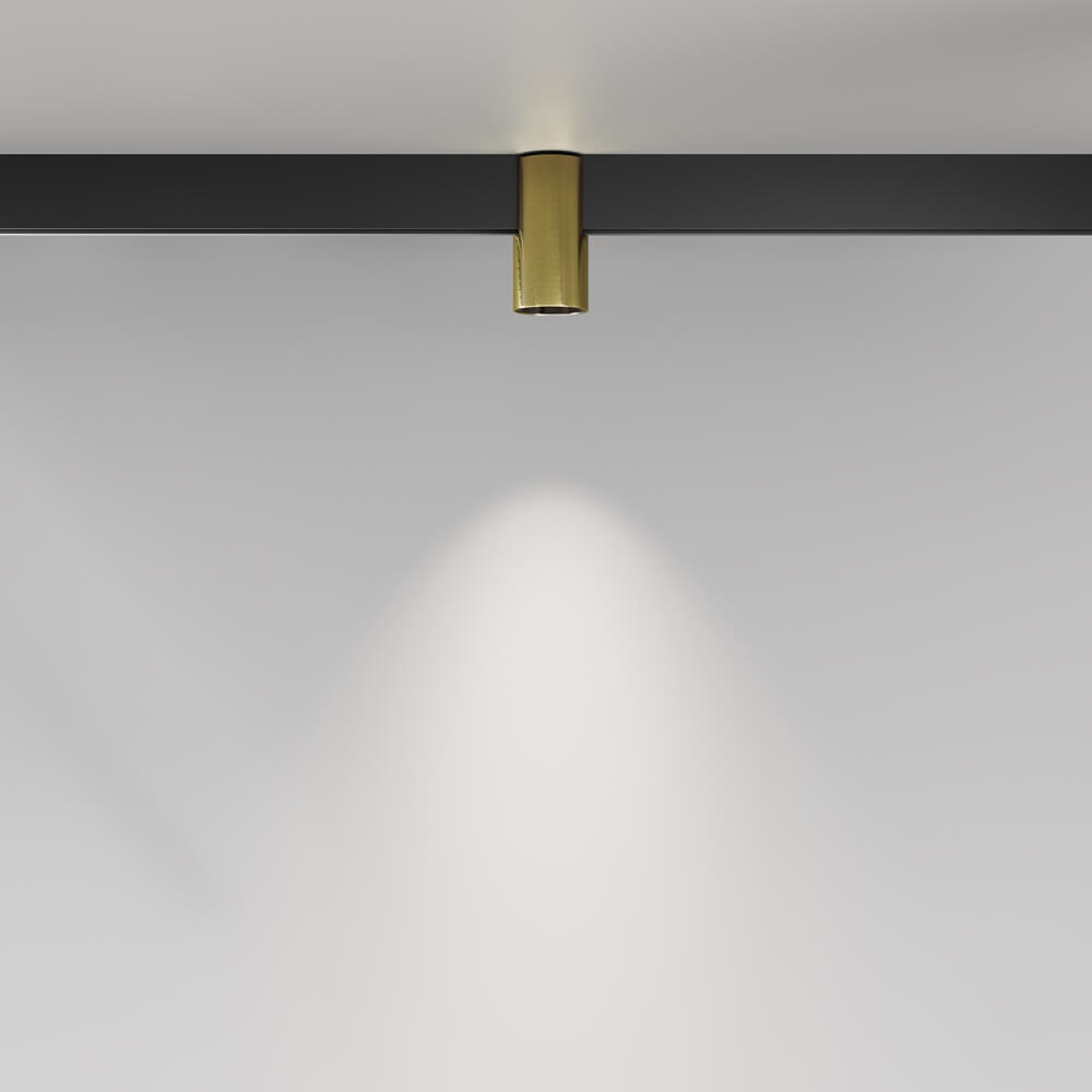 Sufitowa lampa do systemu magnetycznego Alfa TR122-4-7W-DS-BS Maytoni LED 7W 4000K mosiądz czarny