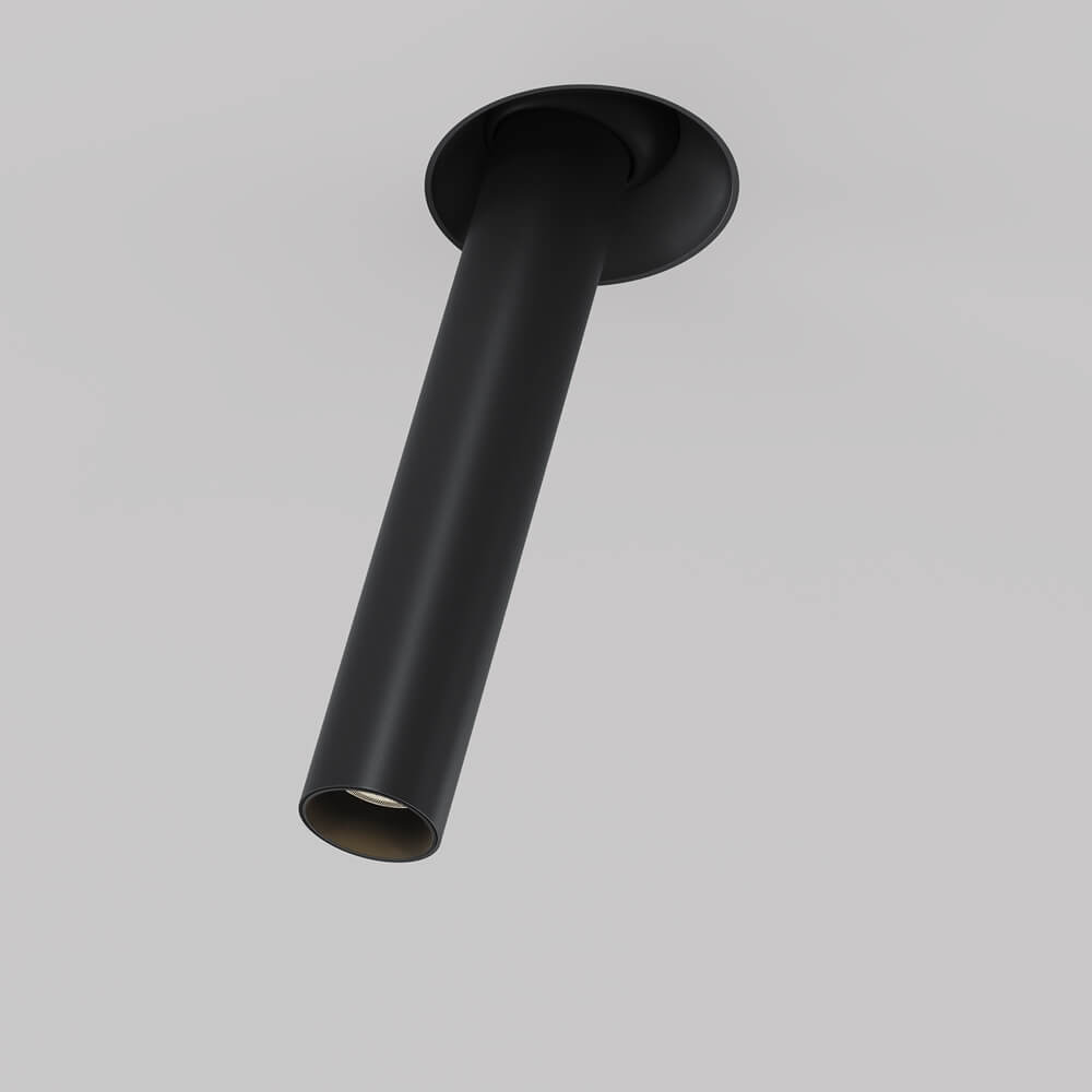 Podłużna lampa sufitowa Focus C140TRS-L300-7W3K-B Maytoni LED 7W 3000K regulowana tuba czarna